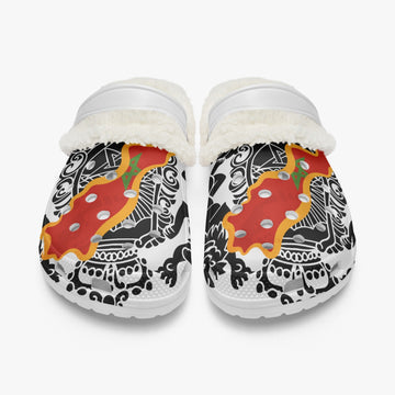 Moroccan. Lined All Over Printed Clogs
